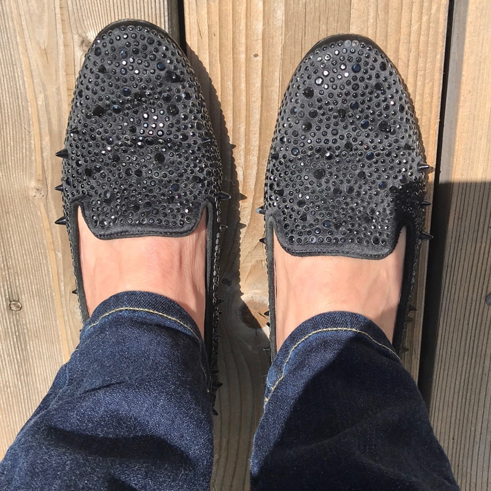Sam Edelman beaded black flats